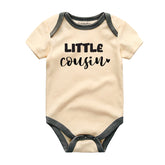 Little Cousin Unisex Baby Boy Girl Clothes pregnancy announcement outfit custom newborn bodysuit sibling reveal shirt